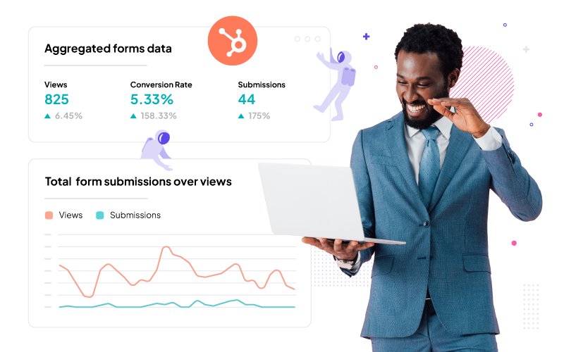 HubSpot CRM Google Analytics Results Example