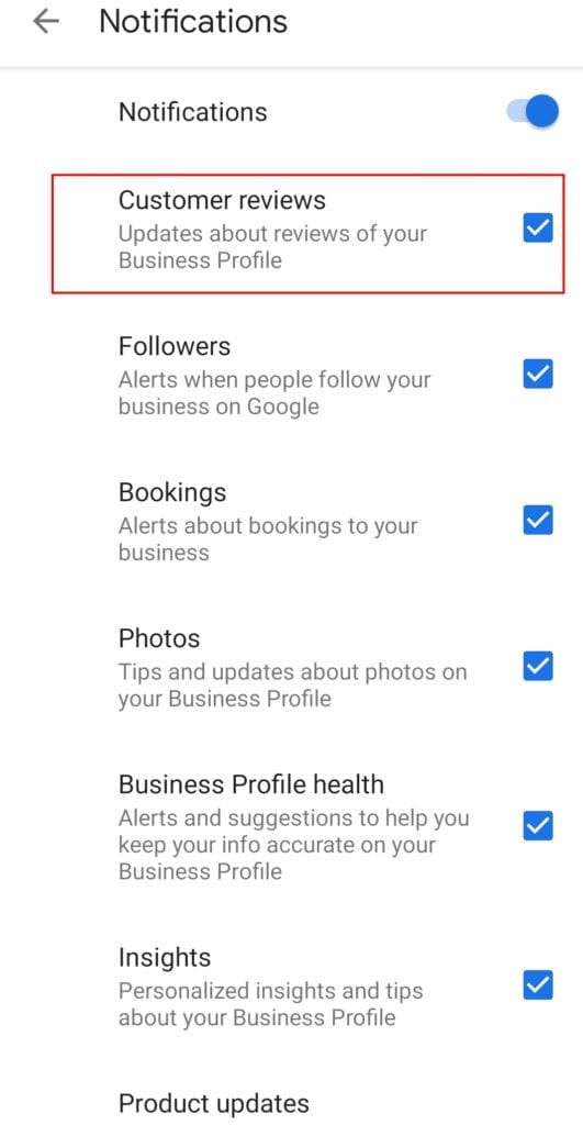 How to Set Notifications for Google Reviews Mobile