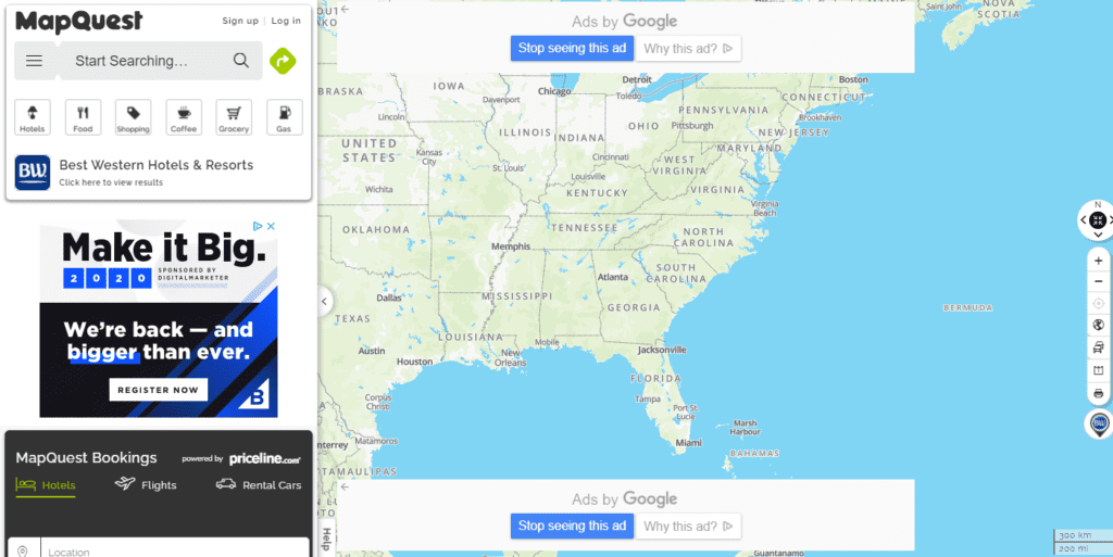 Official MapQuest Maps Driving Directions Live Traffic