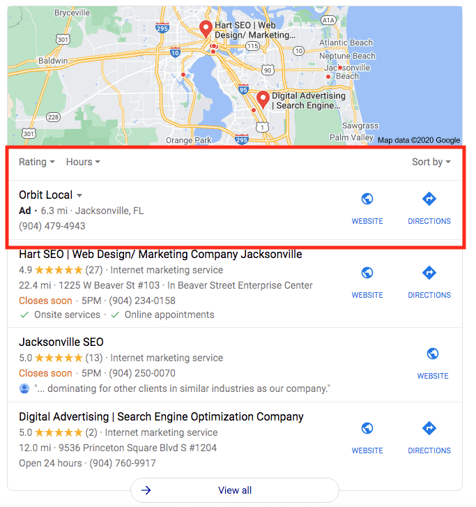Google Maps Ads