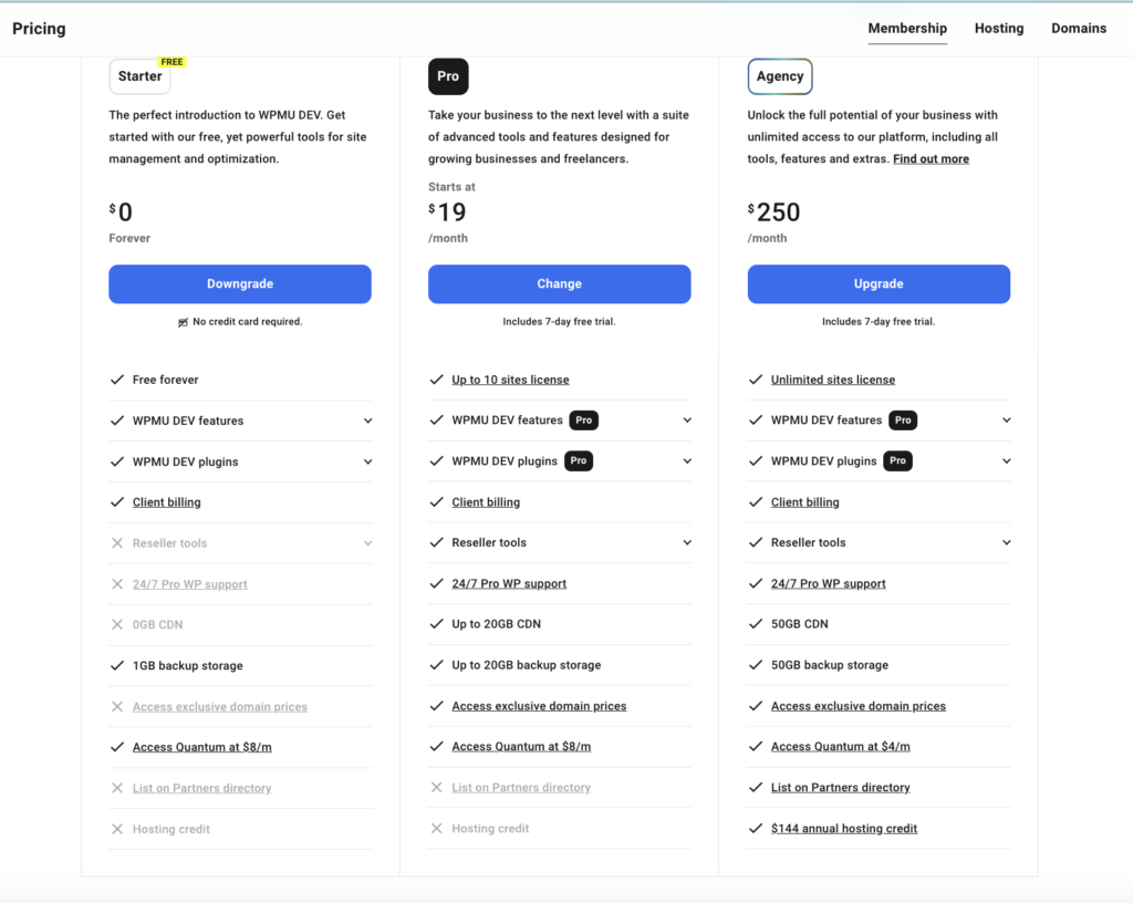 WPMU Dev Managed WordPress Pricing